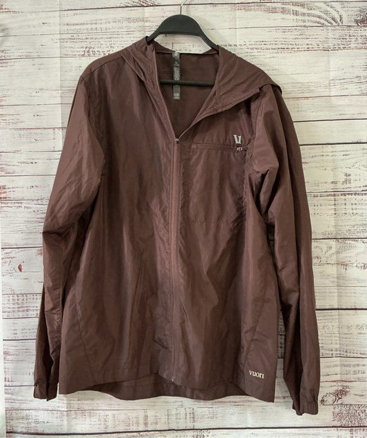 Men's Vuori Brown Daybreak Windbreaker Jacket Size L