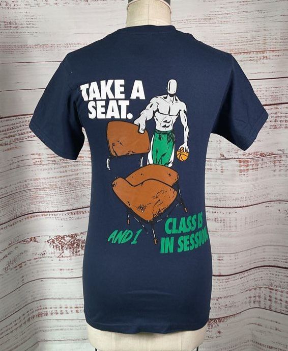 Mitchell & Ness AND1 Men's Take A Seat Tee Blue S
