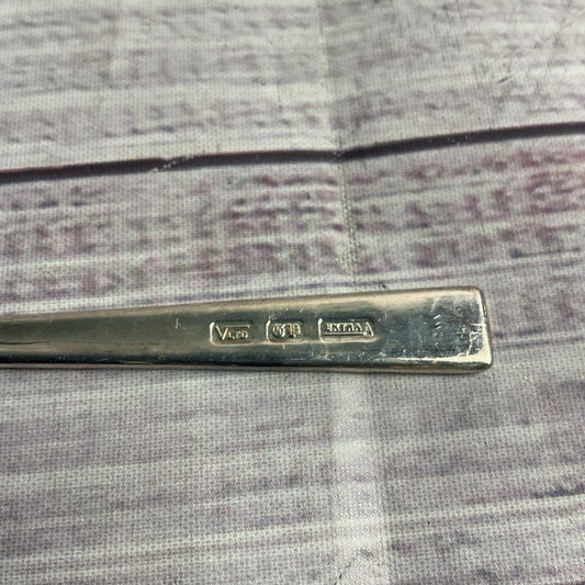 Viners 4 Pc. Sheffield Extra A Electro Plate Silver Floral Pattern Tea Spoon Set