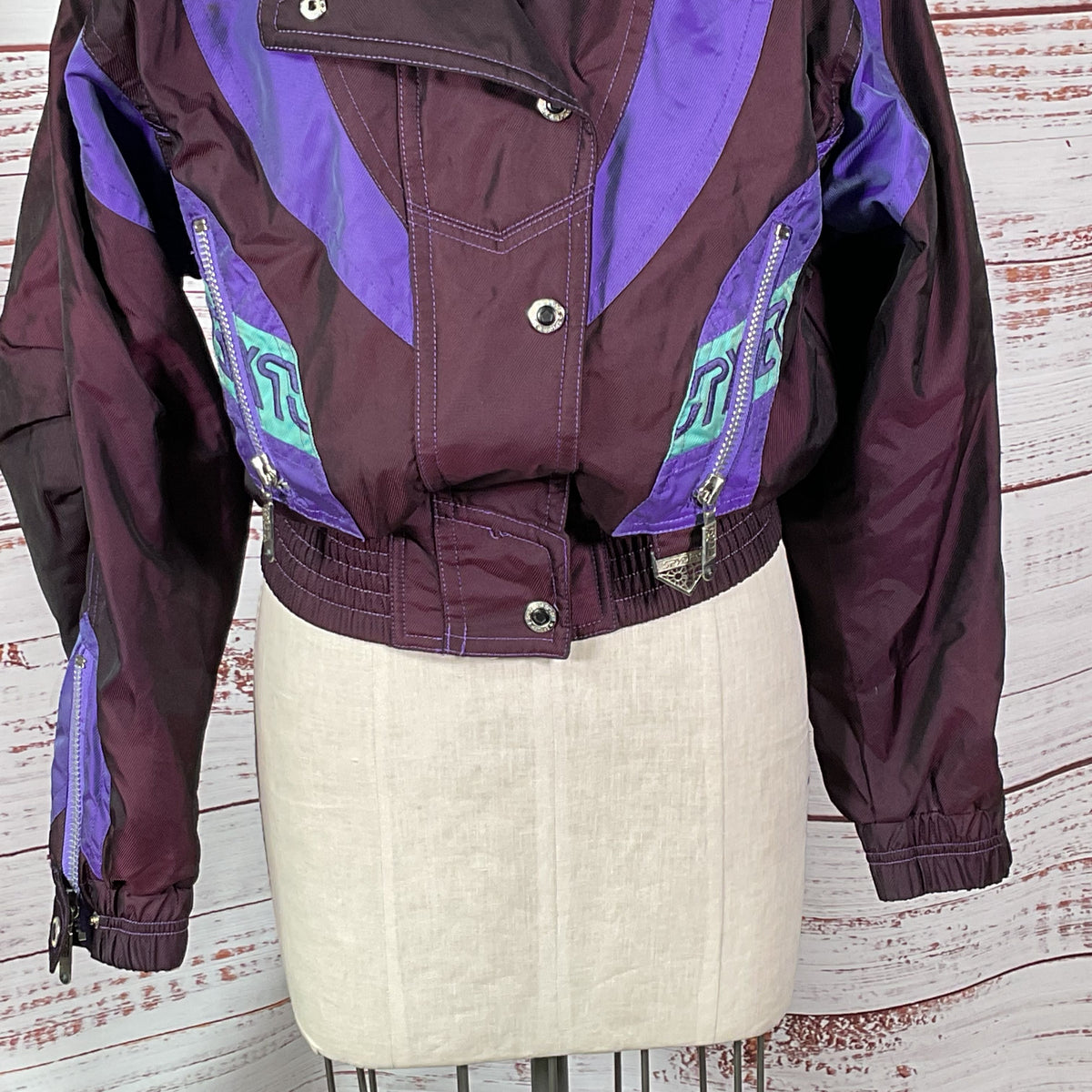 SPYDER Women's Burgundy/Purple Snow Ski Jacket- SZ 8