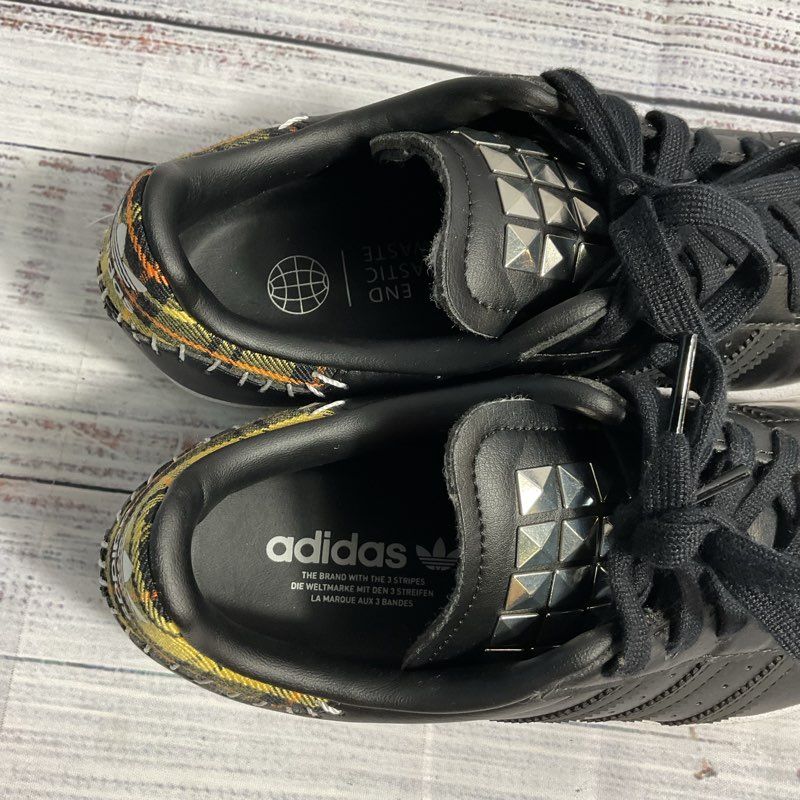 Adidas Punk Superstar Black Studded Alternative Sneaker Size 5W