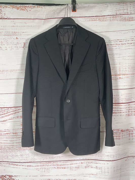 Suit Supply Black Single Breasted Suit Jacket - Size 44 Slim