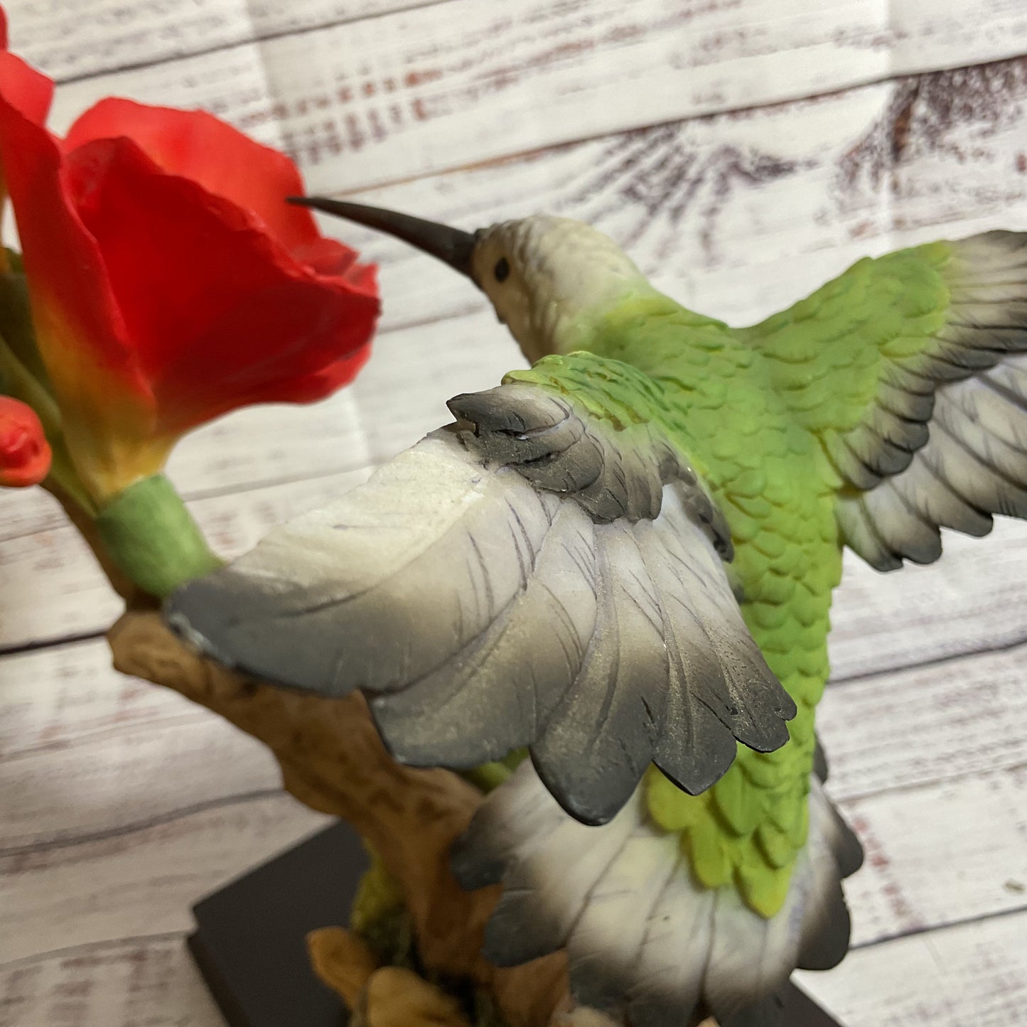 MONTEFIORI Collection Hummingbird Porcelain Figurine- 11"