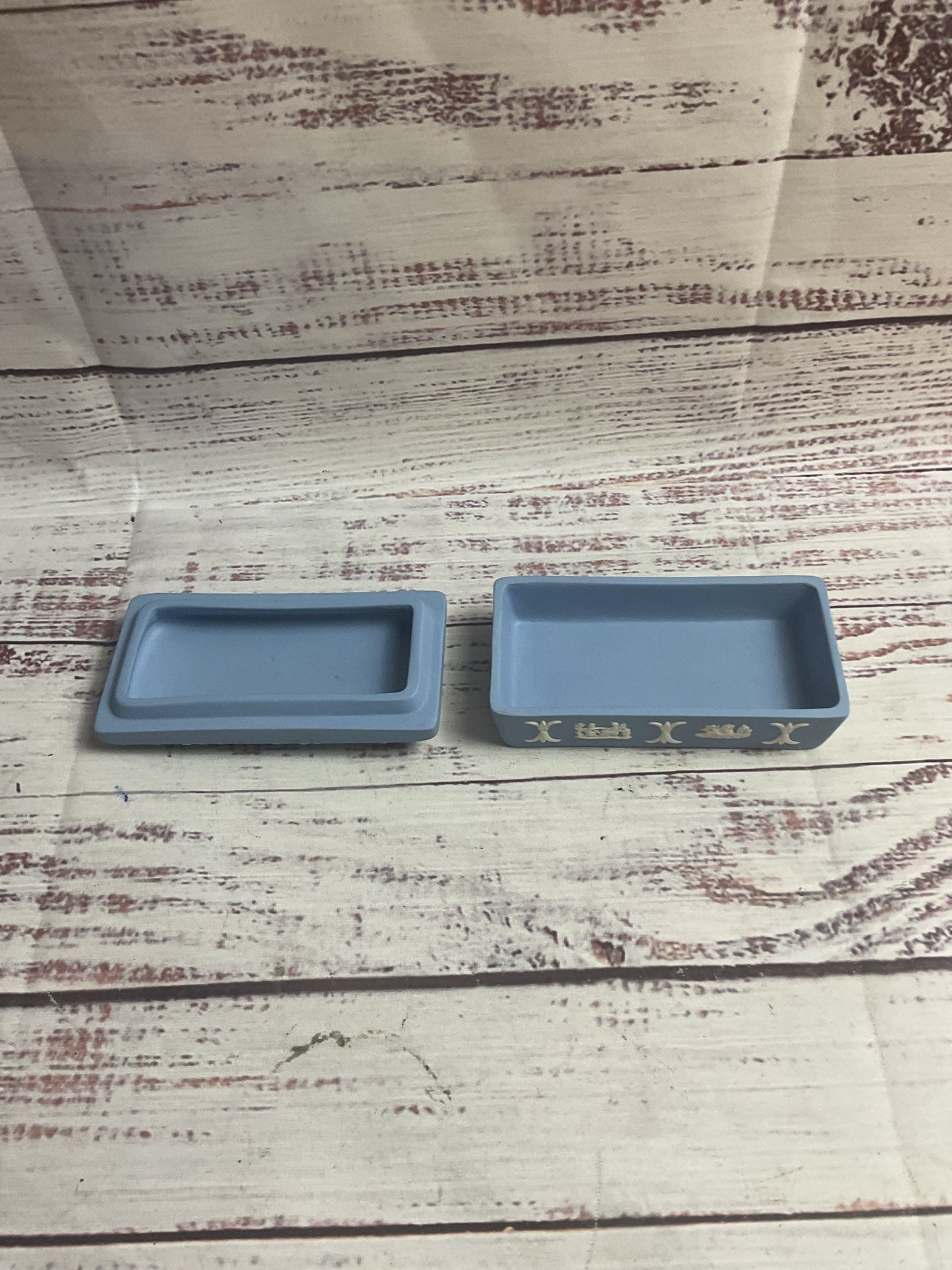 Wedgwood Jasperware Blue Trinket Box