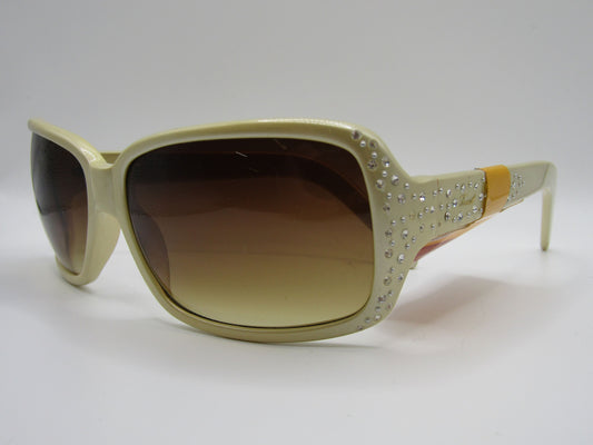 Vintage Fossil Lindy Women's Crystal Accent Square Sunglasses