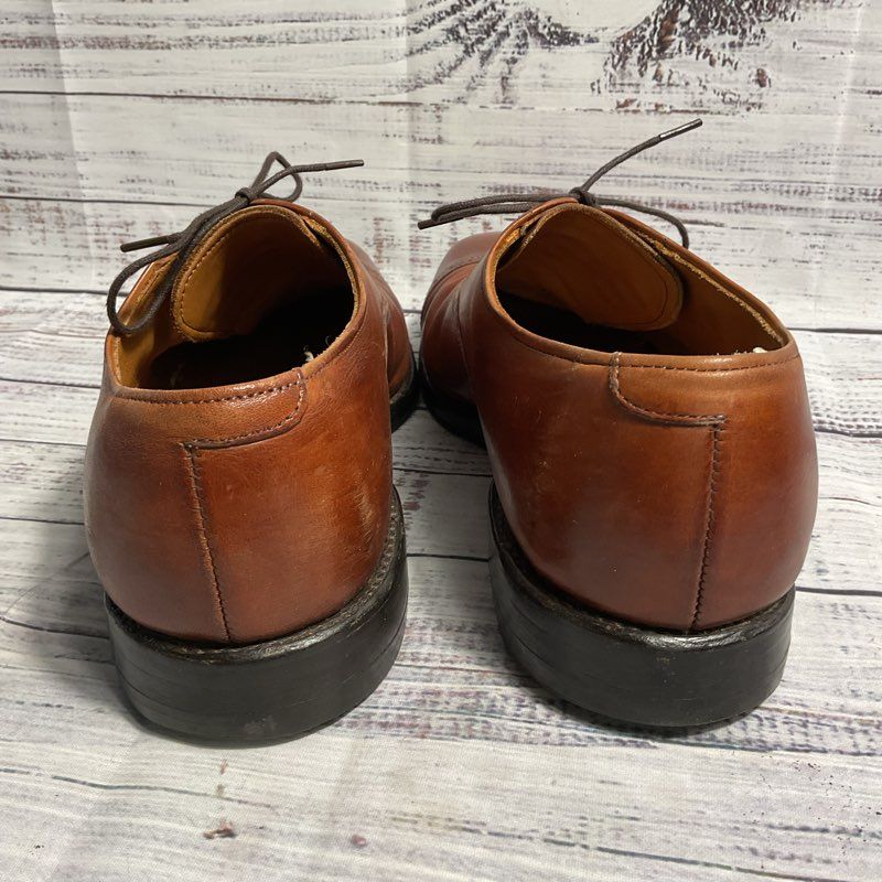 Allen Edmonds Chestnut Brown Leather Brogue Oxford Dress Shoes Men's 8.5 D