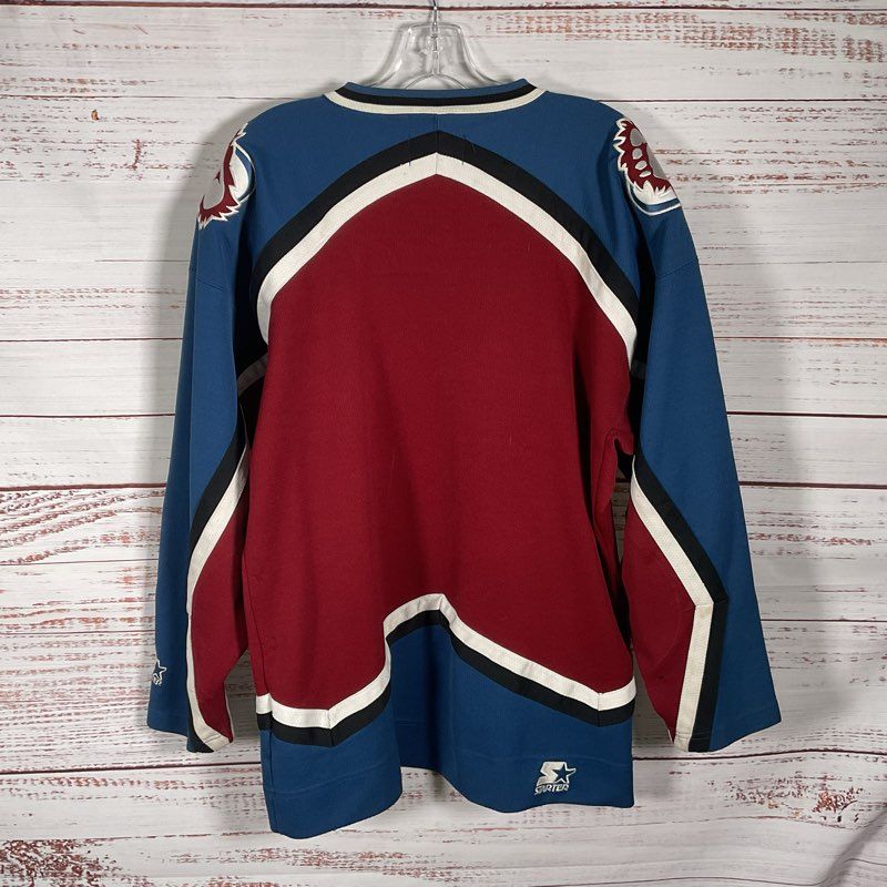 Colorado Avalanche Red & Blue Official Nhl Starter Hockey Jersey