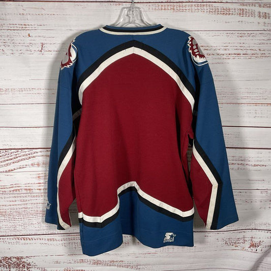 Colorado Avalanche Red & Blue Official Nhl Starter Hockey Jersey