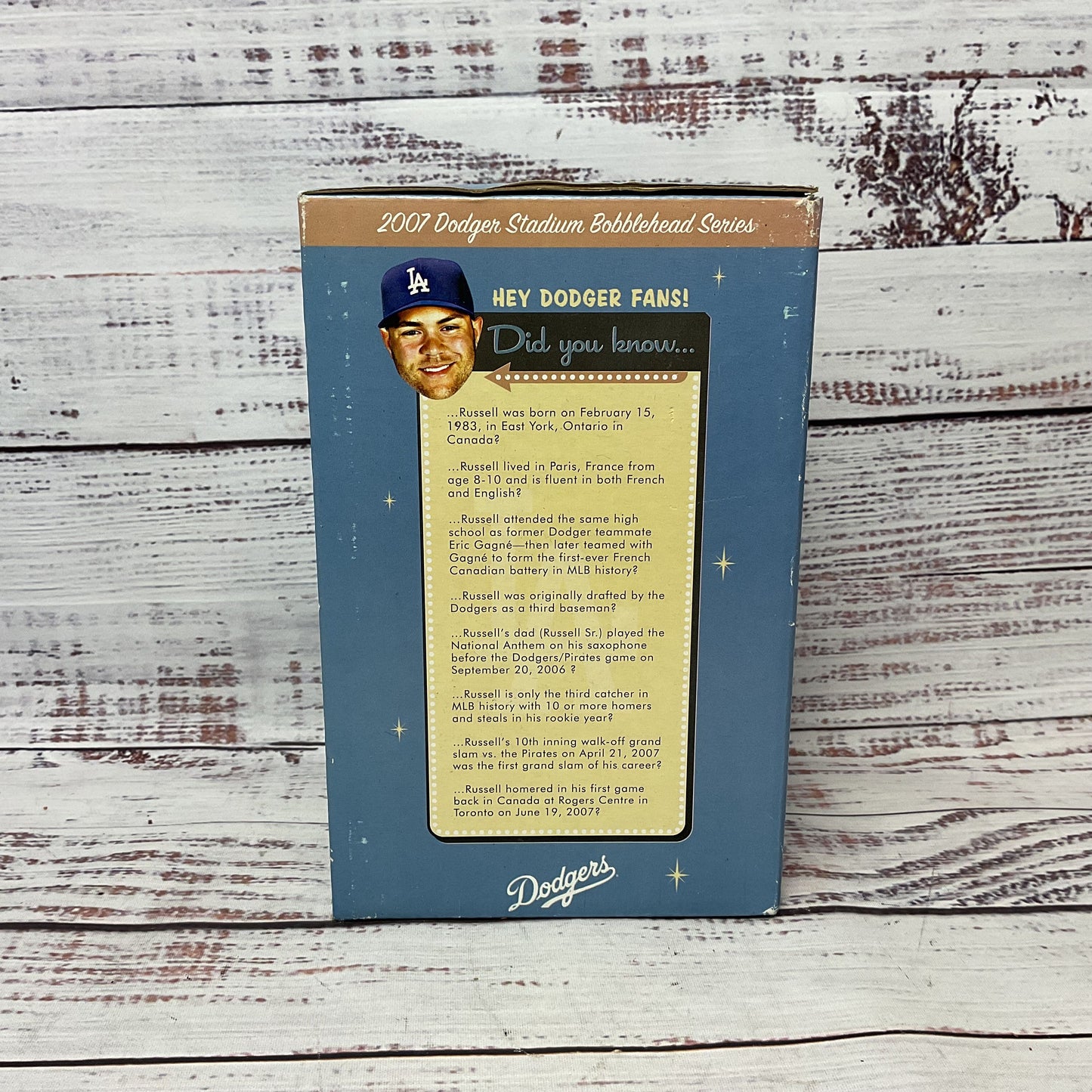 Los Angeles Dodgers Russell Martin 2007 Catcher Bobblehead