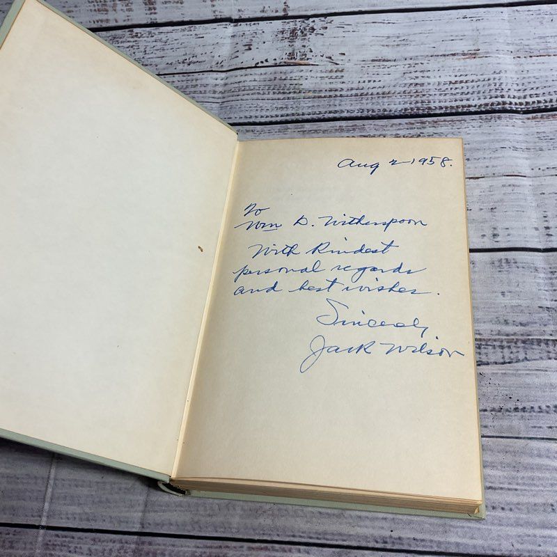 VTG Open The Mind & Close The Sale Hardcover Jack Wilson Signed (No Dust Cover)