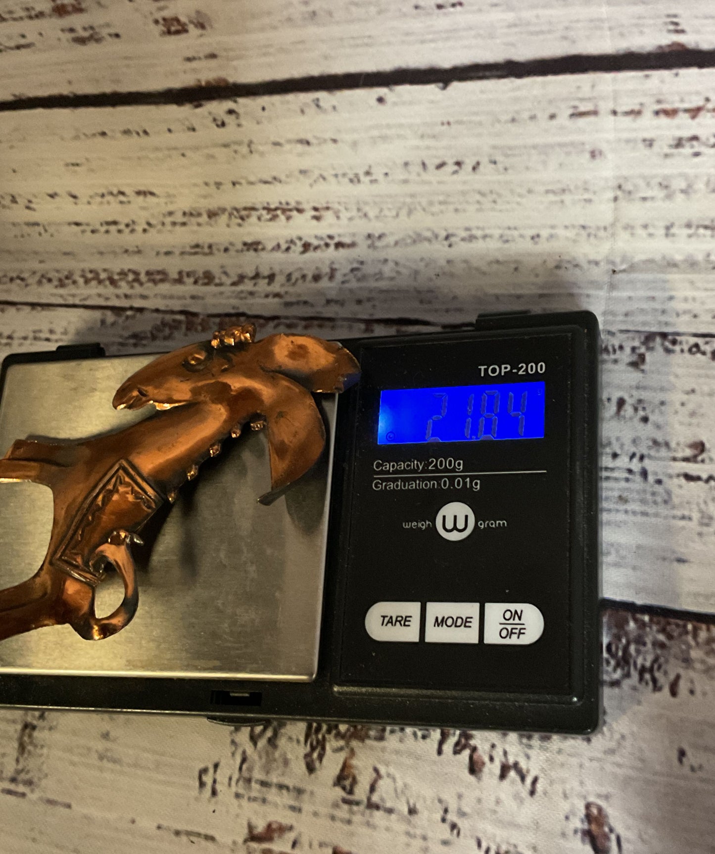 Unbranded Copper Vintage Donkey Brooch