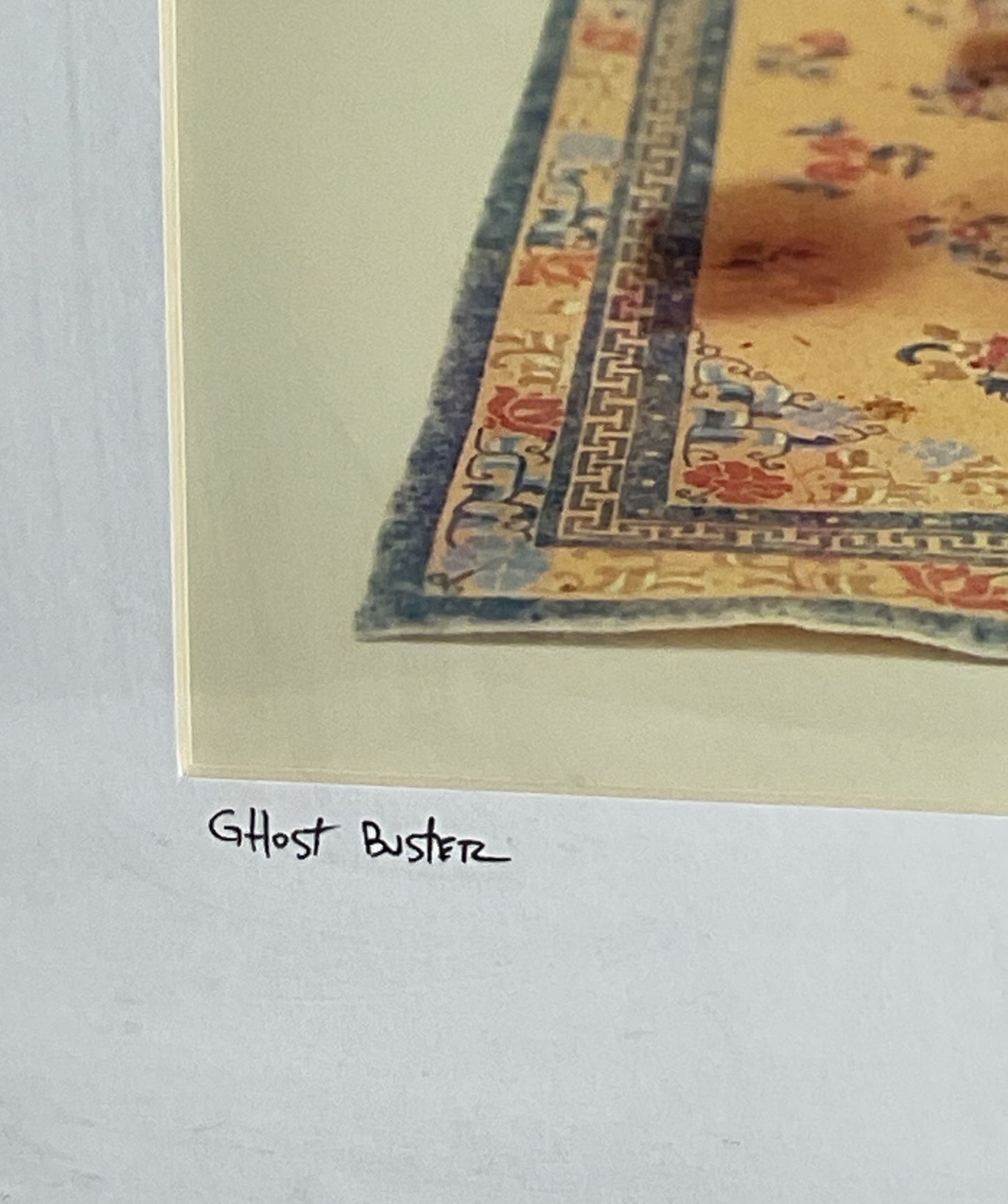 Ghost Buster Framed Signed Lithograph Print
