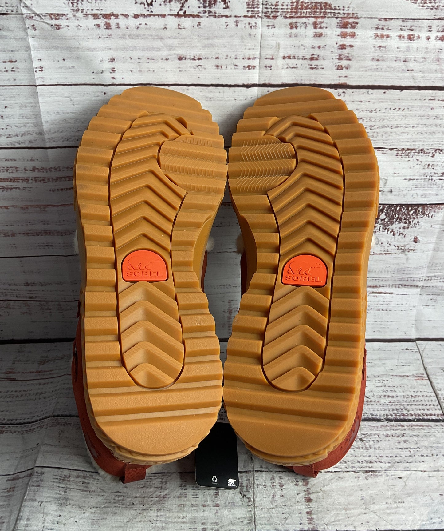 Sorel Ona Ave Alpine Booties Velvet Tan Sanguine 9.5
