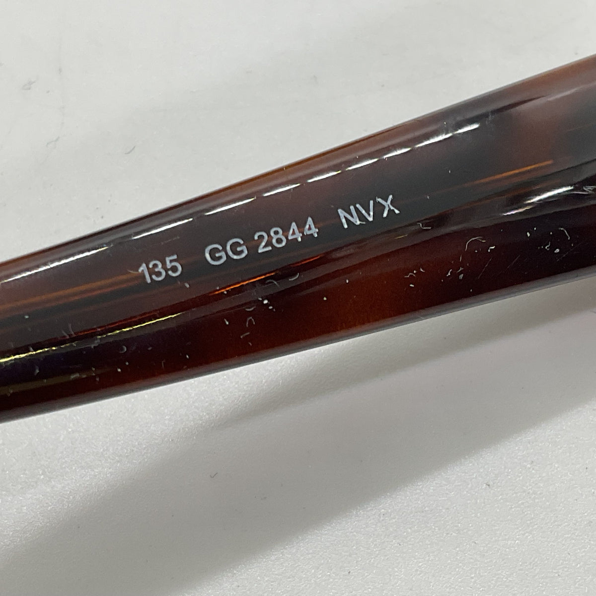 GUCCI GG2844 Unisex Brown Gold Tone Logo Eyeglasses- 51[ ]17 135 (FRAMES ONLY)