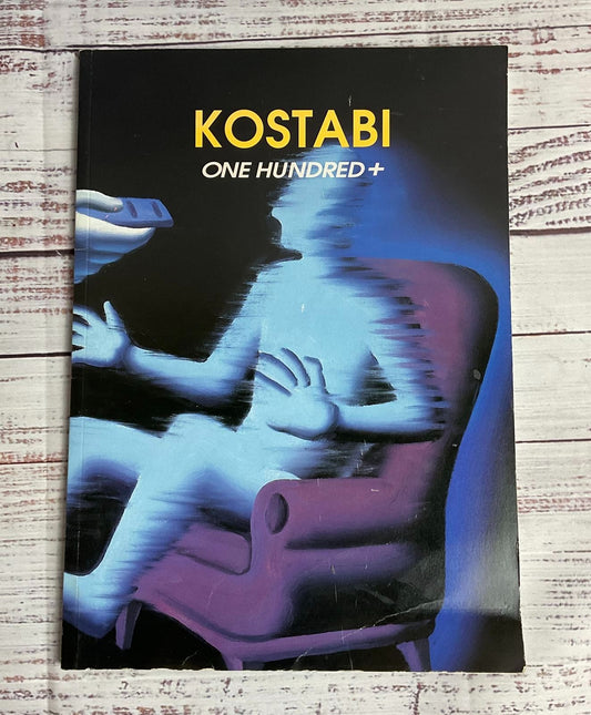 Signed Kostabi One Hundred+ Art Book VTG. 1995