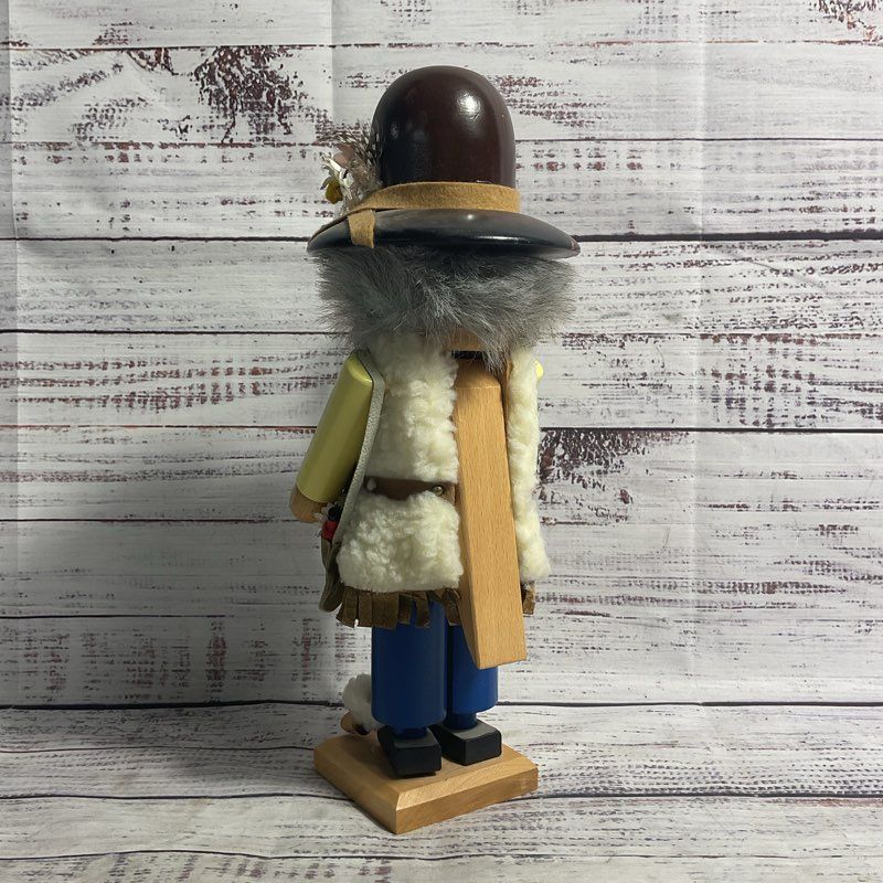 Original Steinbach Volkskunst Piccolo Shafer Sheep Herder 12" Wooden Nutcracker