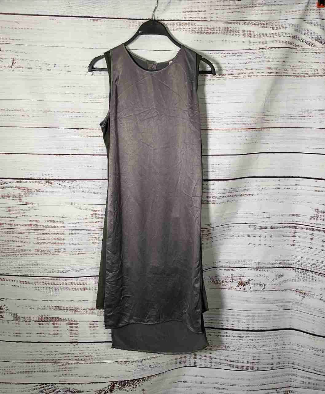 NWT Women's J.Brand Granite Gray Casual Dress Size M Retail $395
