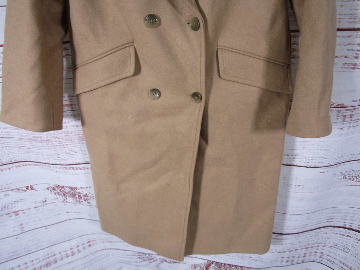 Everlane The Italian Women's Brown Wool Blend Coat Size 4
