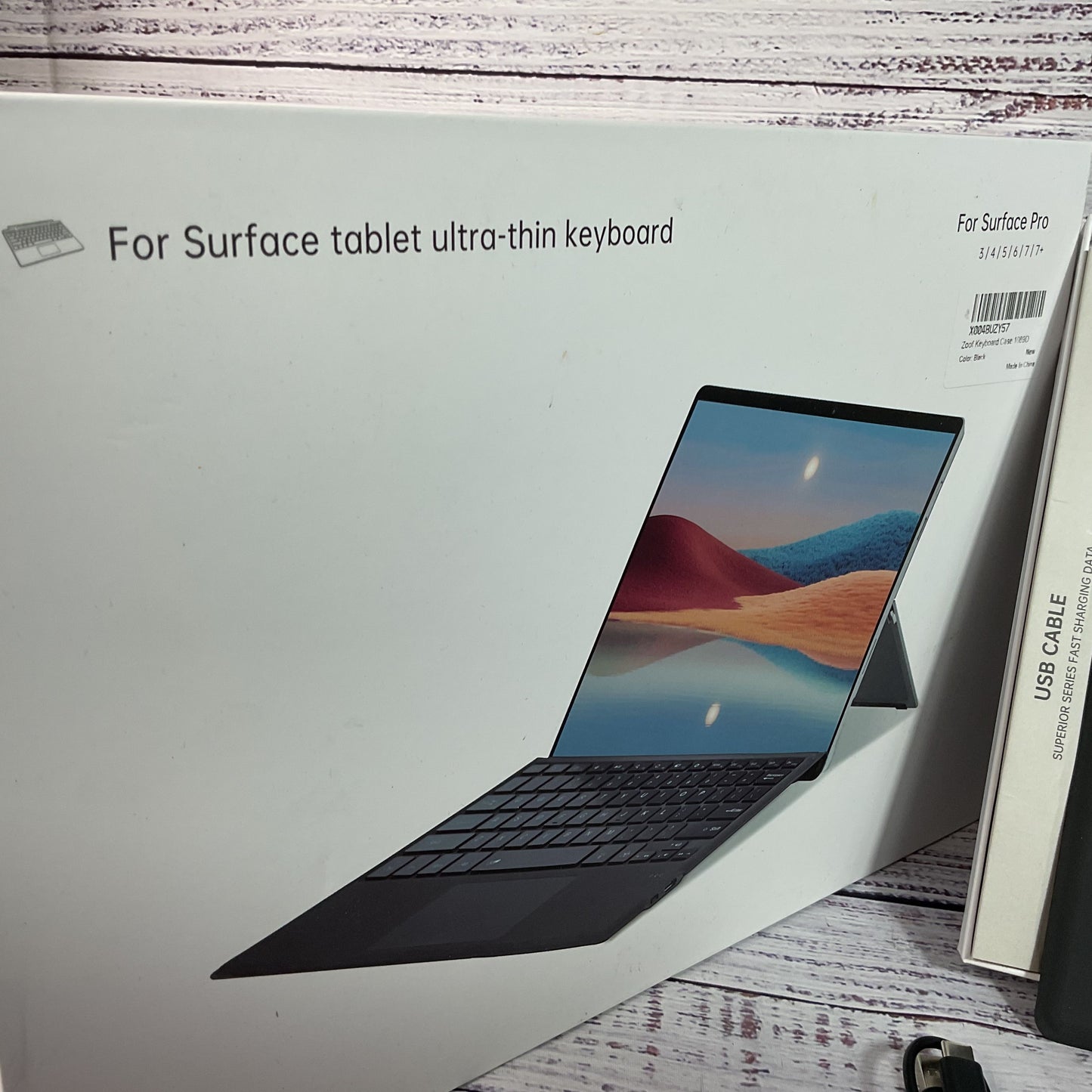 Open Box ZOOF Keyboard Cover for Microsoft Surface Pro 3-7+