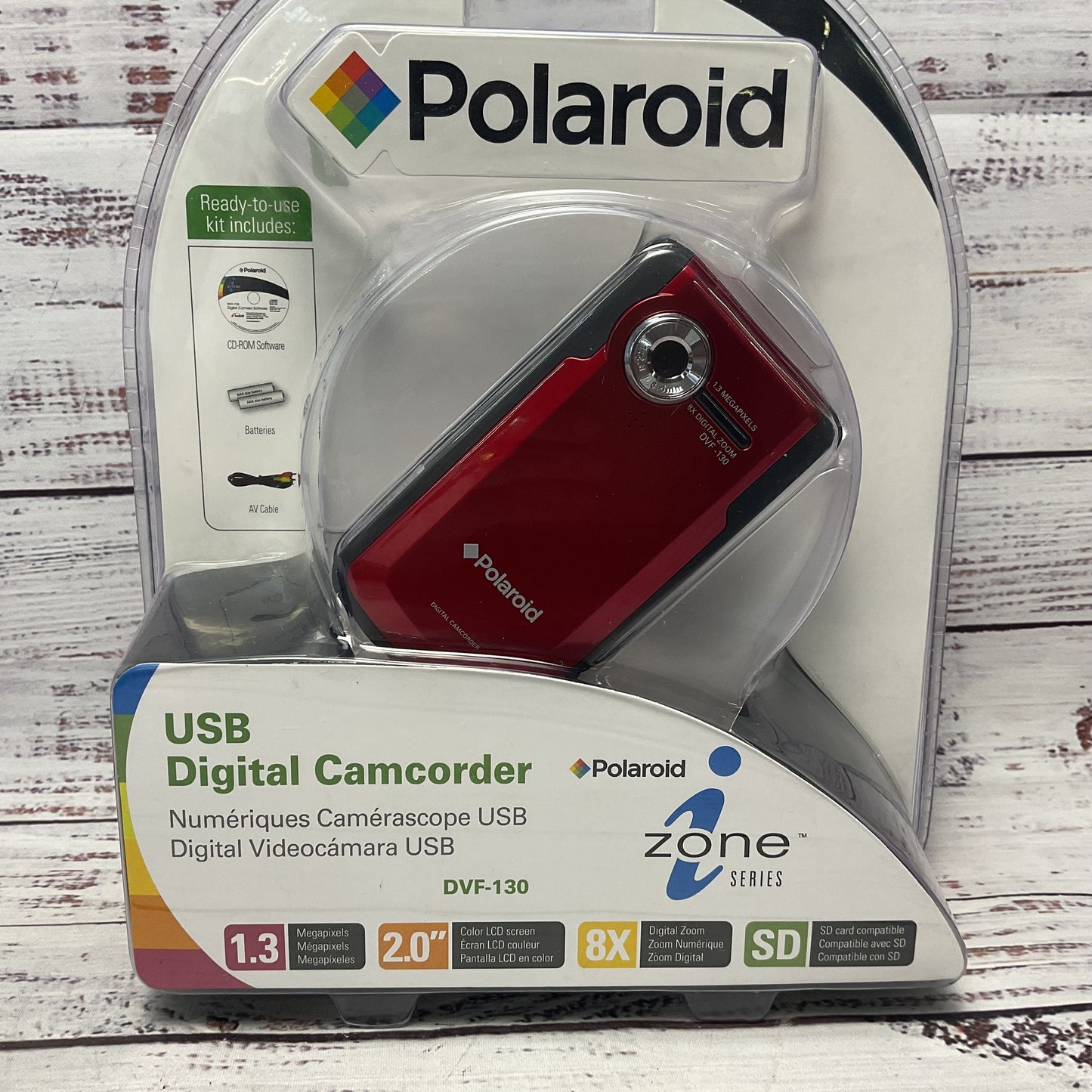 Polaroid DVF-130RC Camera USB Digital Camcorder New Sealed