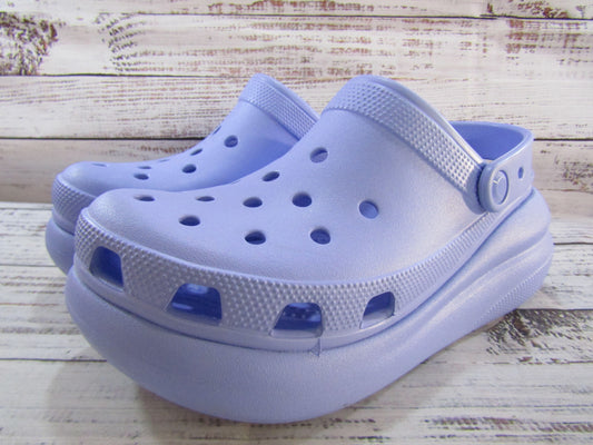 Crocs Classic Crush Women's Lavender Slip-On Sandals Size 9