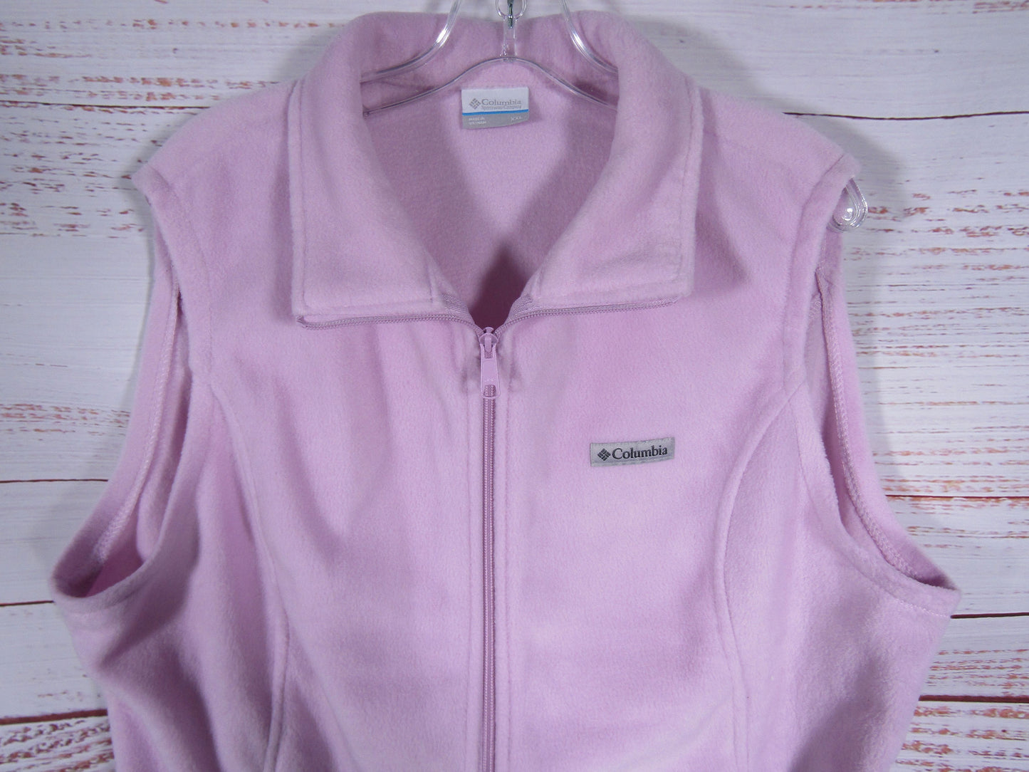 Columbia Benton Springs Women's Pink Full Zip Vest Size XXL