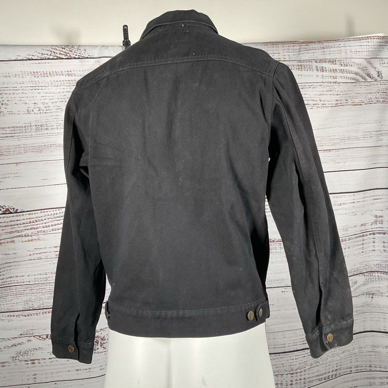 FTP ORANGE LABEL Men's Black "Hell On Earth" Denim Jacket- SZ S