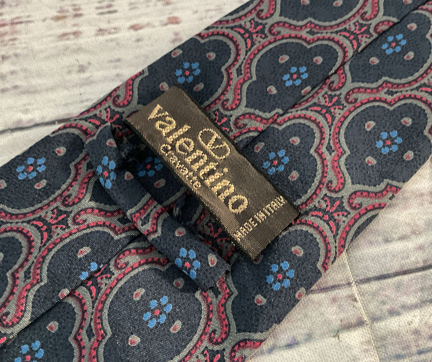 Valentino Tile Patterned Tie Multicolor OS