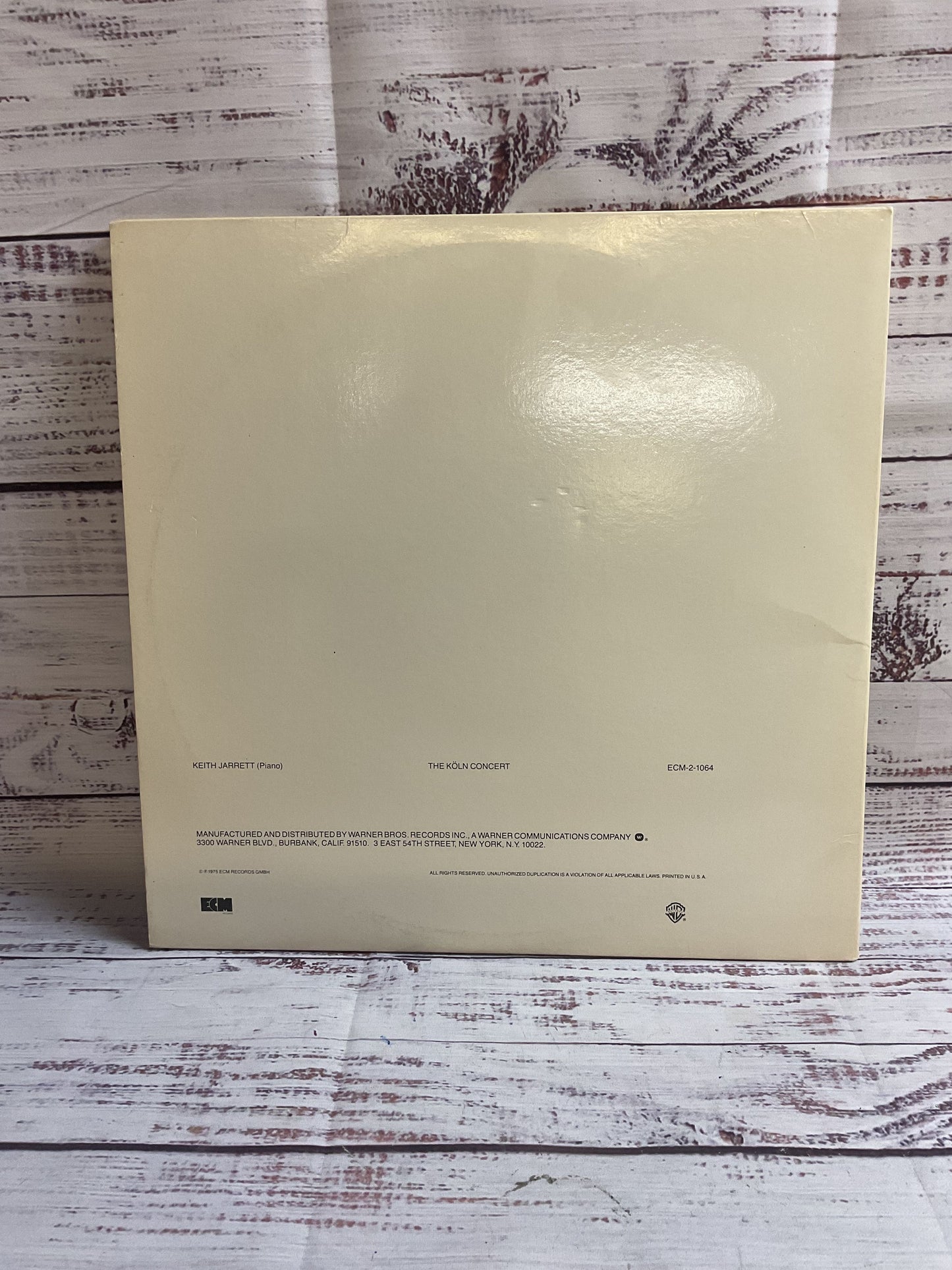 Keith Jarrett 'The Koln Concert' 2xLP Record ECM