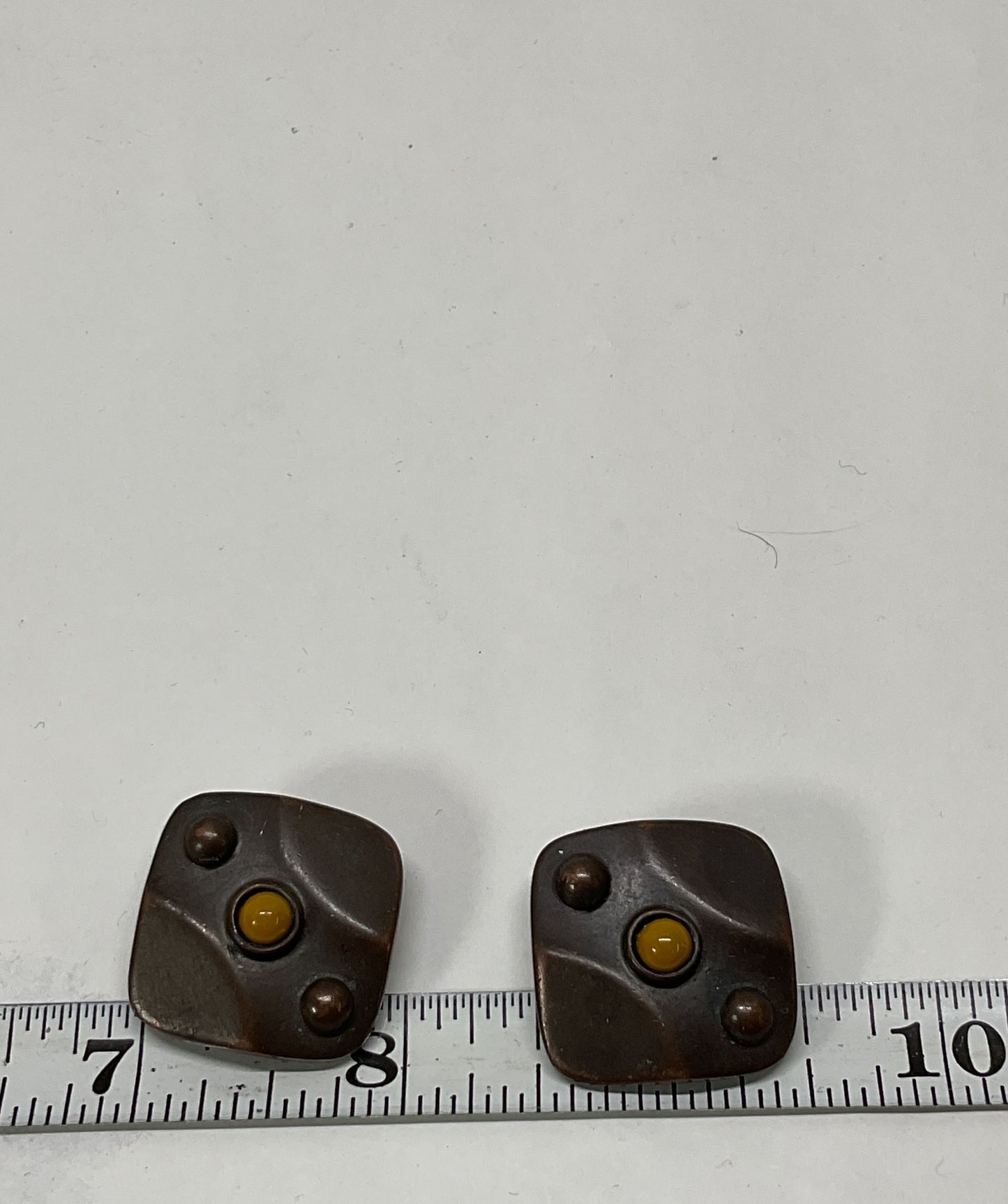 Ben Amun Metal Vintage Clip On Earrings