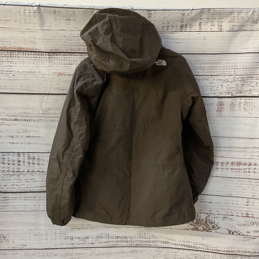The North Face Brown Zip Up Liner Women's Hooded Jacket Coat - Size M