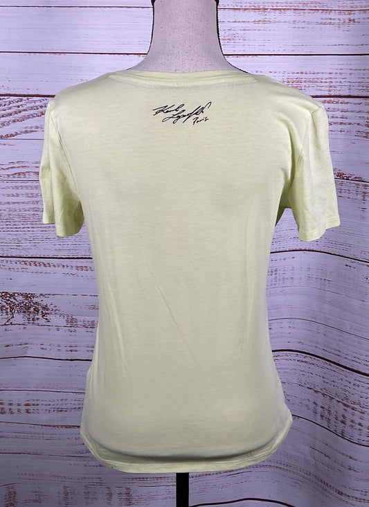 Karl Lagerfeld Embellished Karl Karl Karl Shirt Yellow XS