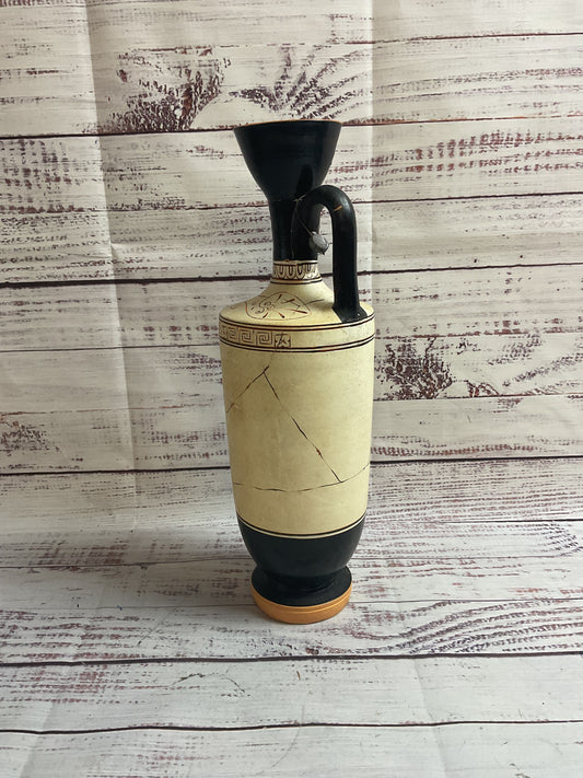 Hand Painted Ancient Greek Reproduction Pitcher Vase