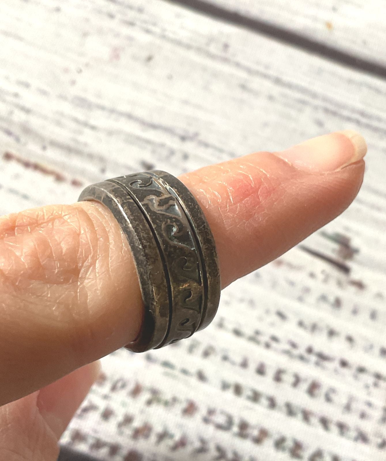 Mexico Sterling Silver Vintage size 7.25 Ring