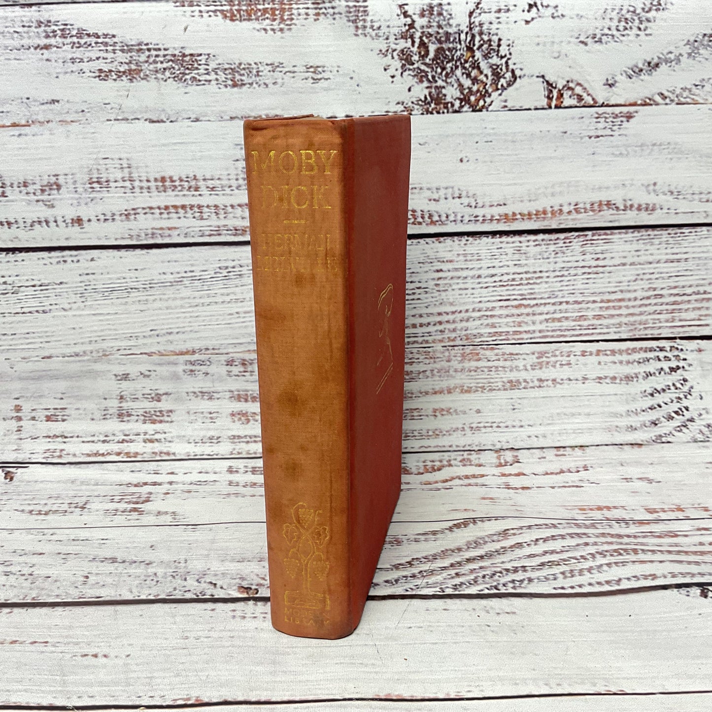 Antique Modern Library Moby Dick Herman Melville Flexible Cover 1926