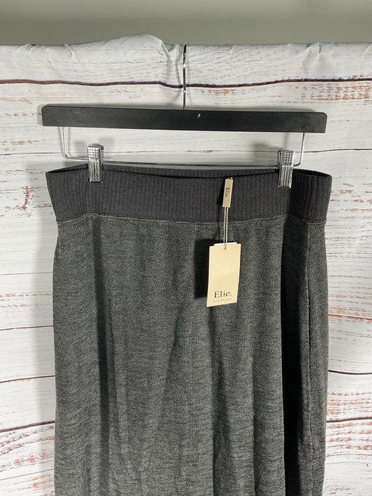 NWT Elie Tahari Charcoal Gray Viscose Blend Women's Skirt Size M
