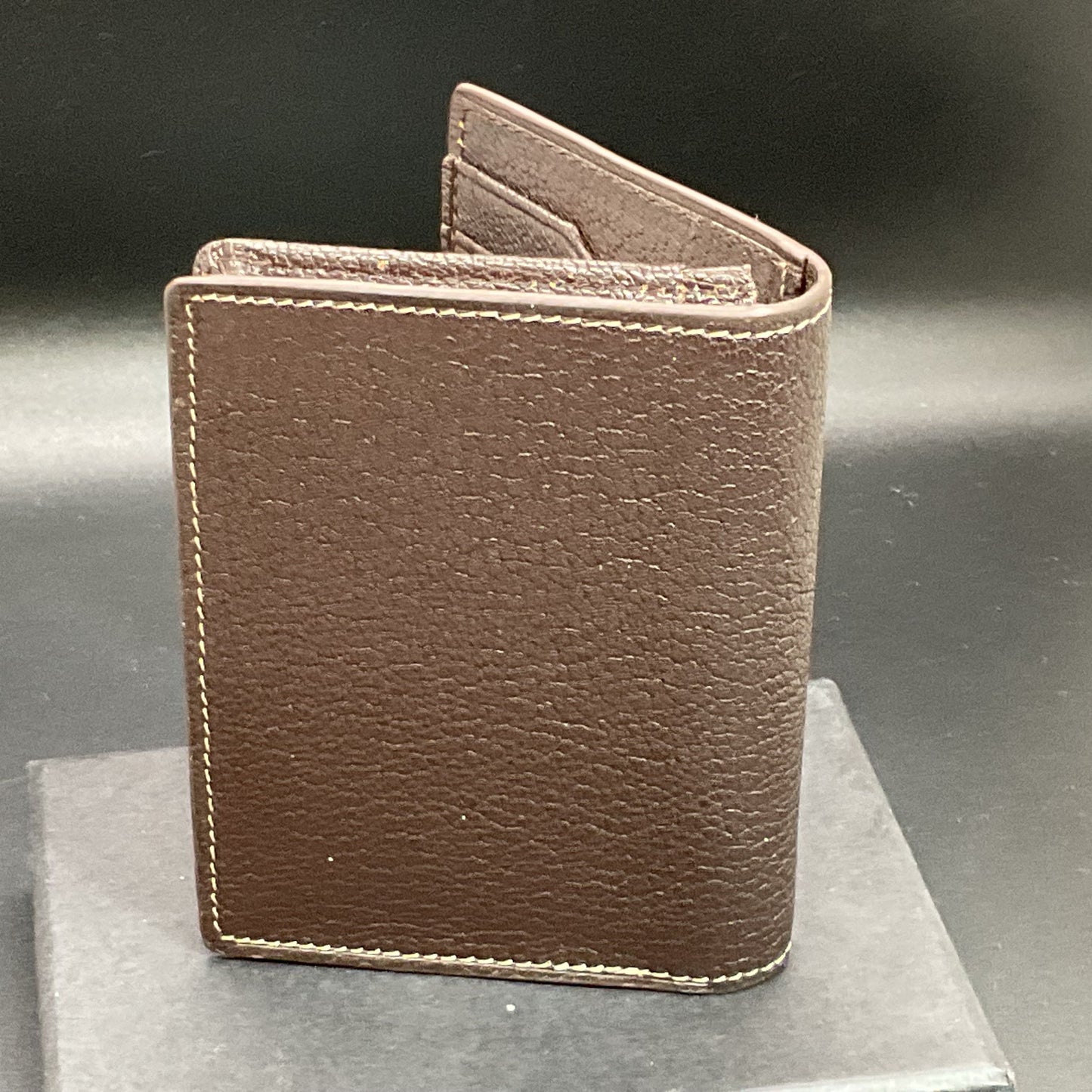 NWB TUMI Men's Bifold Brown Leather Wallet