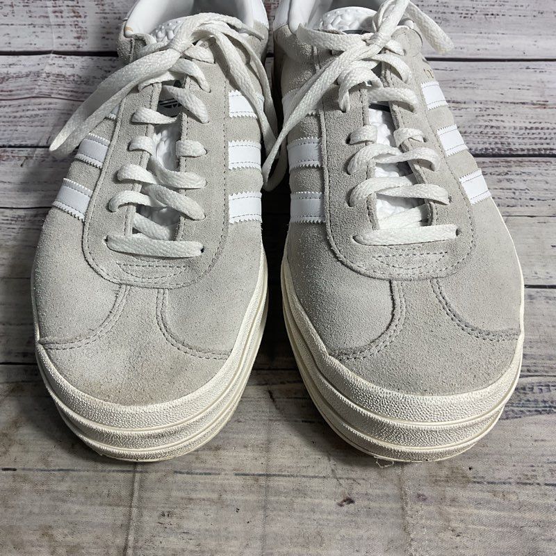 Adidas Gazelle Platform Grey Suede Sneaker Women's 9.5 US