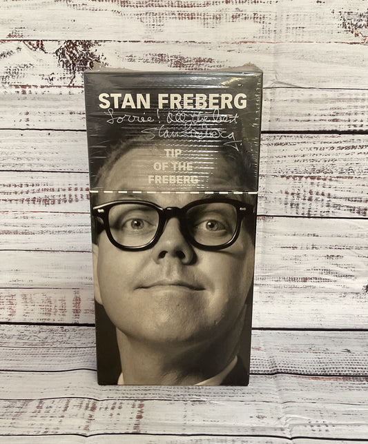 Stan Freberg Signed Tip Of The Freberg VHS & CD Collection