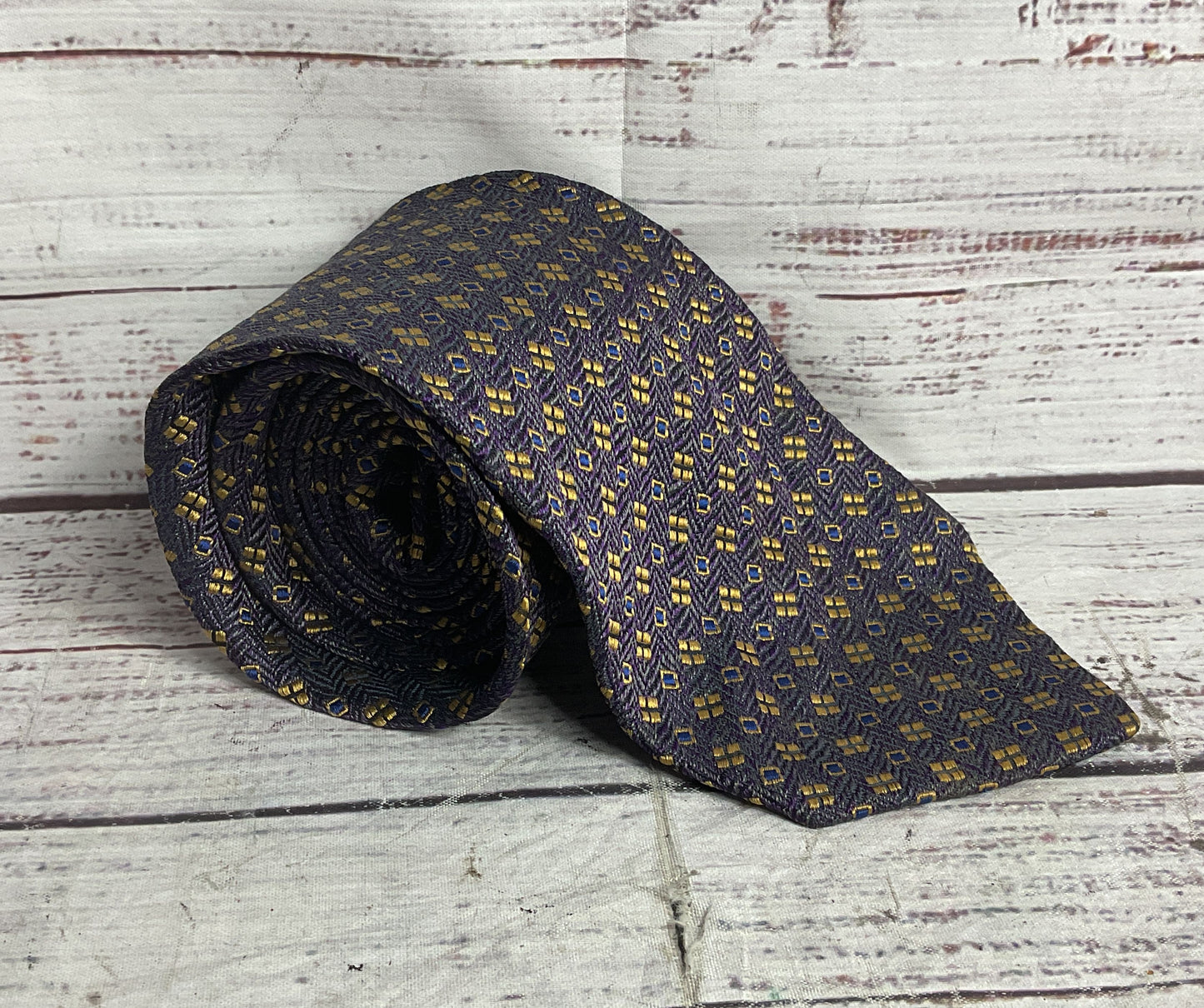 Valentino Geometric Patterned Tie Multicolor OS