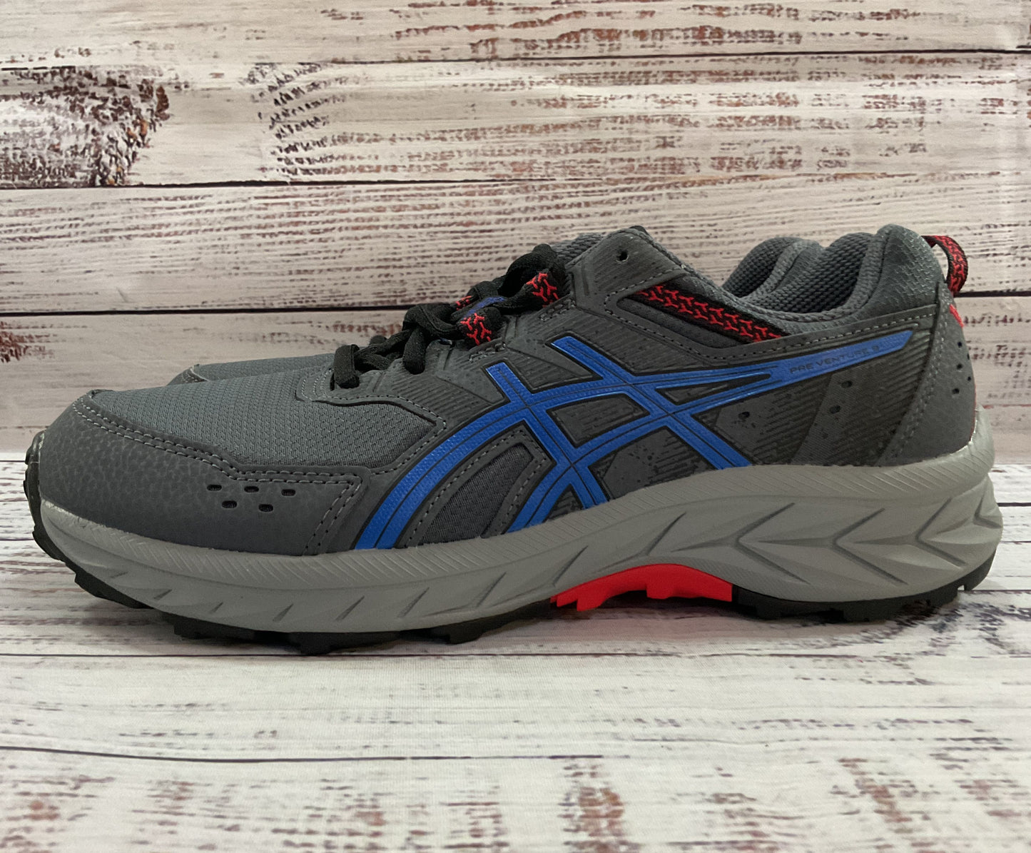 Asics Gel-Venture 9 Boy's Gray Low Top Sneakers Size 6 1014A276