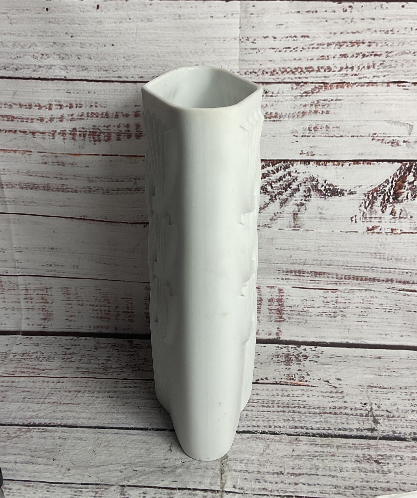 Rosenthal Studio-Line Vintage Tree of Life Porcelain Vase White