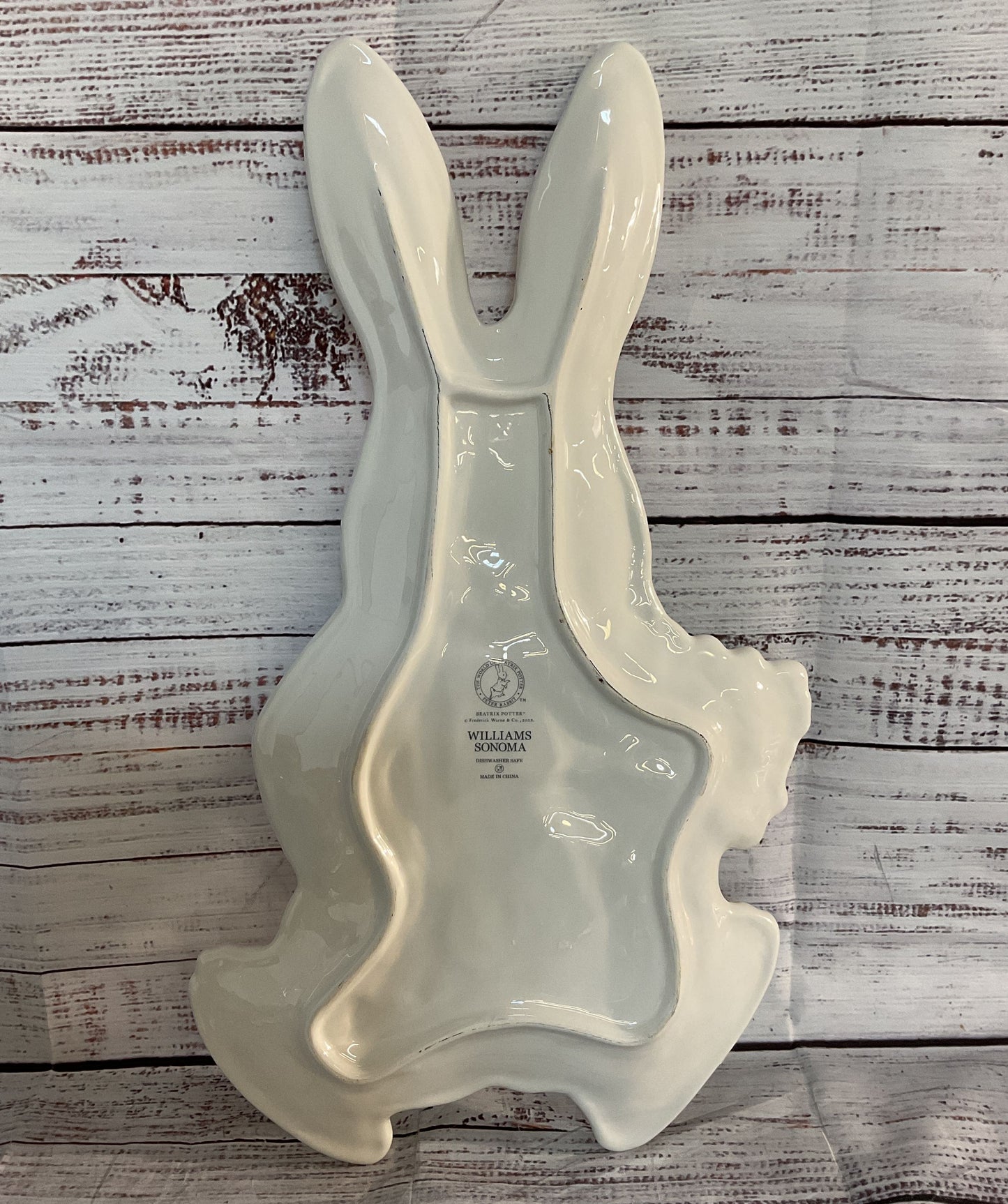 Williams Sonoma Peter Rabbit Figural Platter Multicolor
