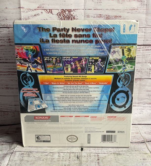 Nintendo Wii Dance Dance Revolution Hottest Party 2 Sealed Box