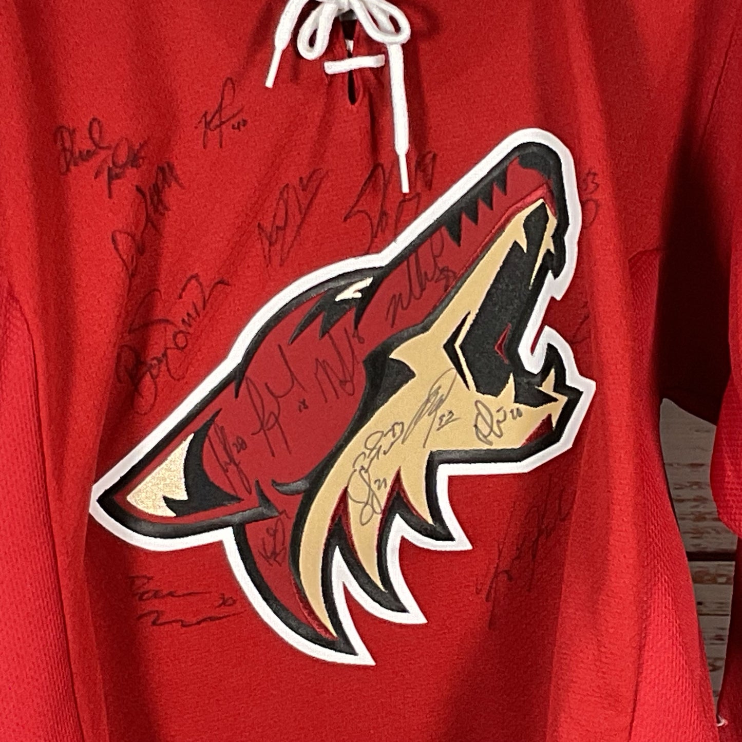 VTG. Signed??? KOHO Phoenix Coyotes Hockey Jersey- SZ M