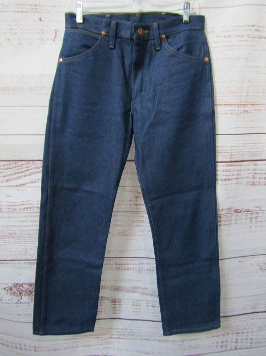 Wrangler 13MWZ Men's Blue Denim Cowboy Cut Jeans Size 30 x 29