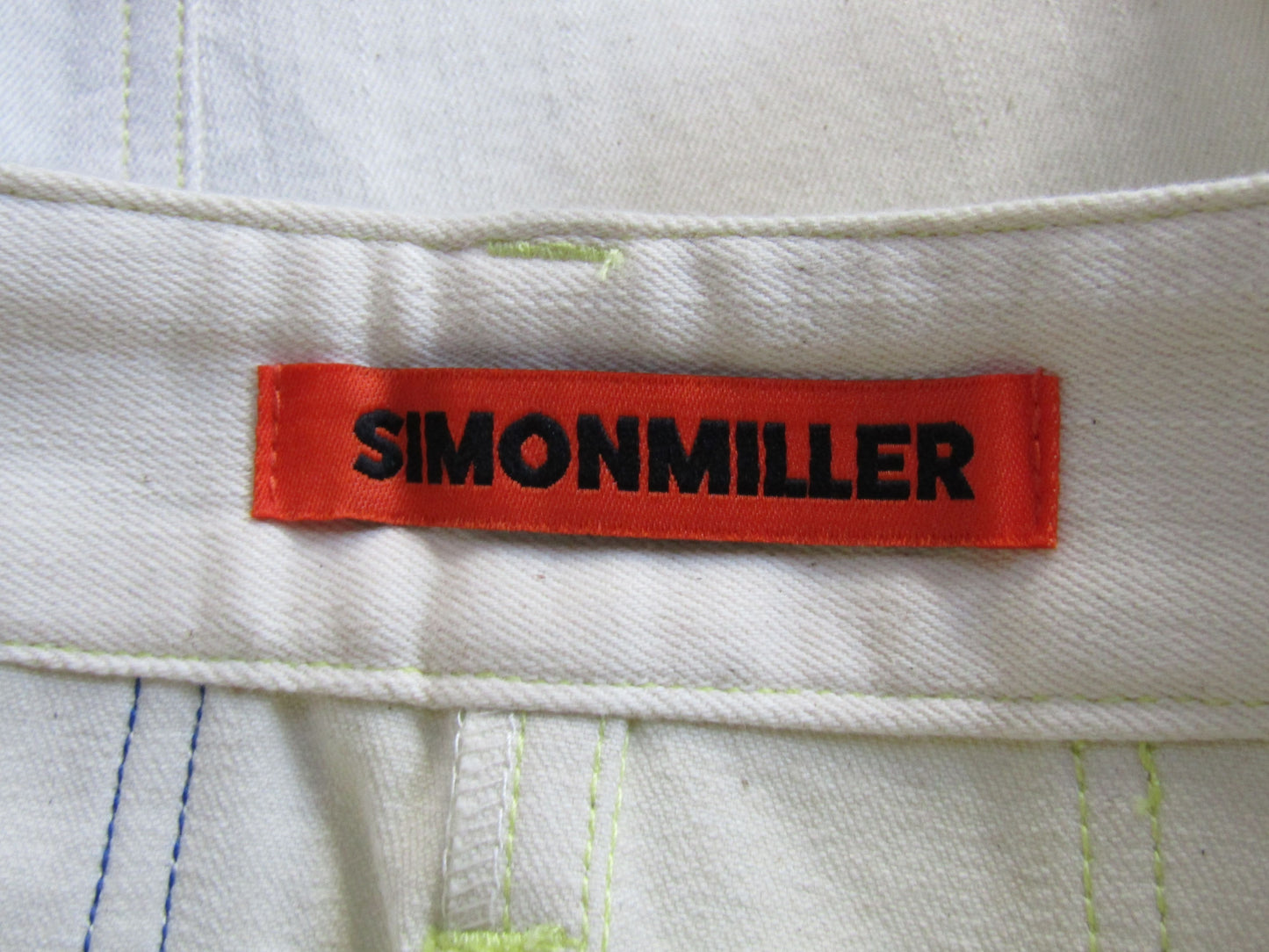 Simon Miller Simi Women's Colorblock Denim Skirt Size 4