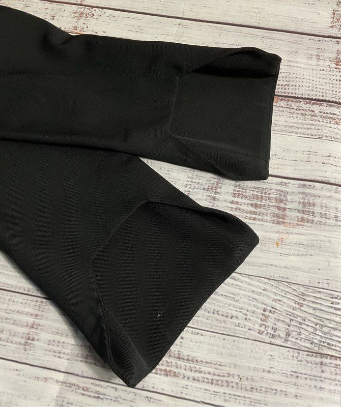 Alexander Wang Women's Black Wool Back Heel Cut Pants Size 2