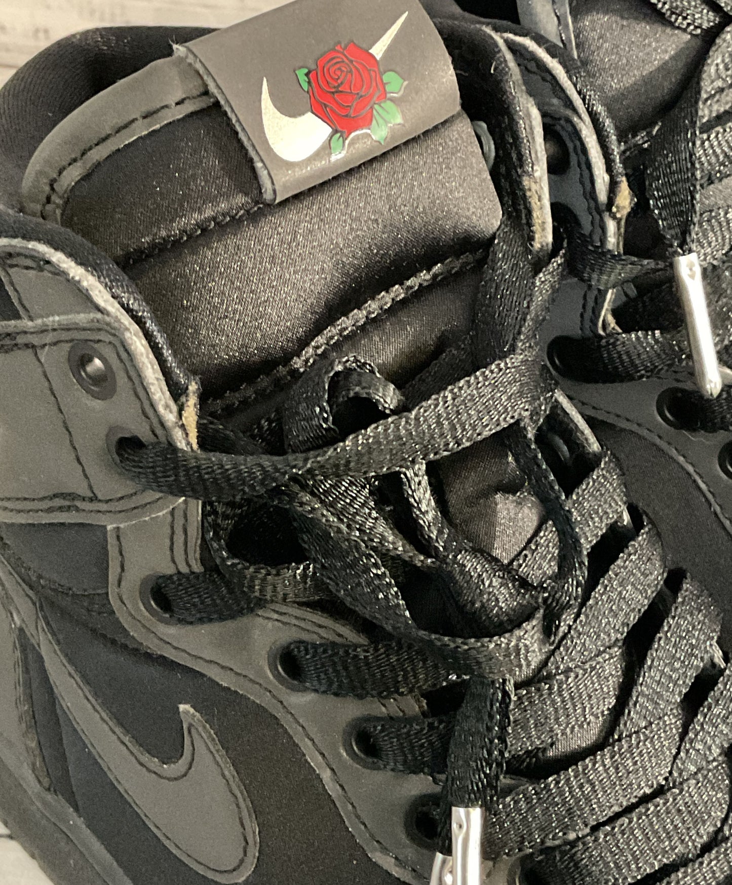 Nike Air Jordan 1 Retro High Rox Sneakers Black 7