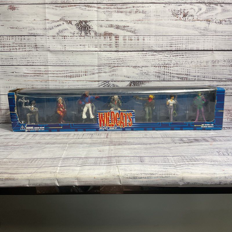 NOB Vintage Wildcats PVC Collectible Figurine Set By Jim Lee & Brandon Choi